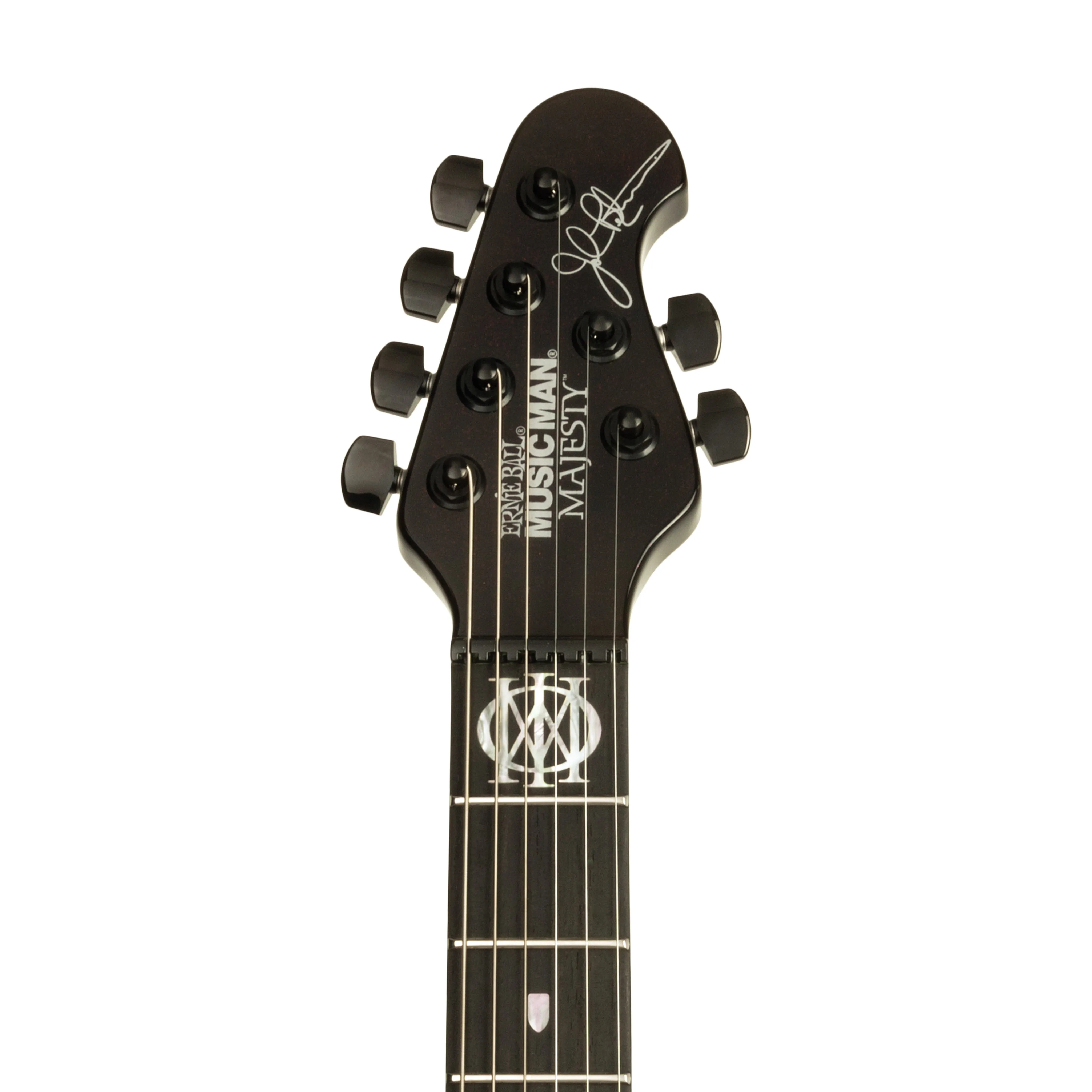 Ernie Ball Music Man John Petrucci Majesty 6 Electric Guitar, Ebony FB, Sanguine Red