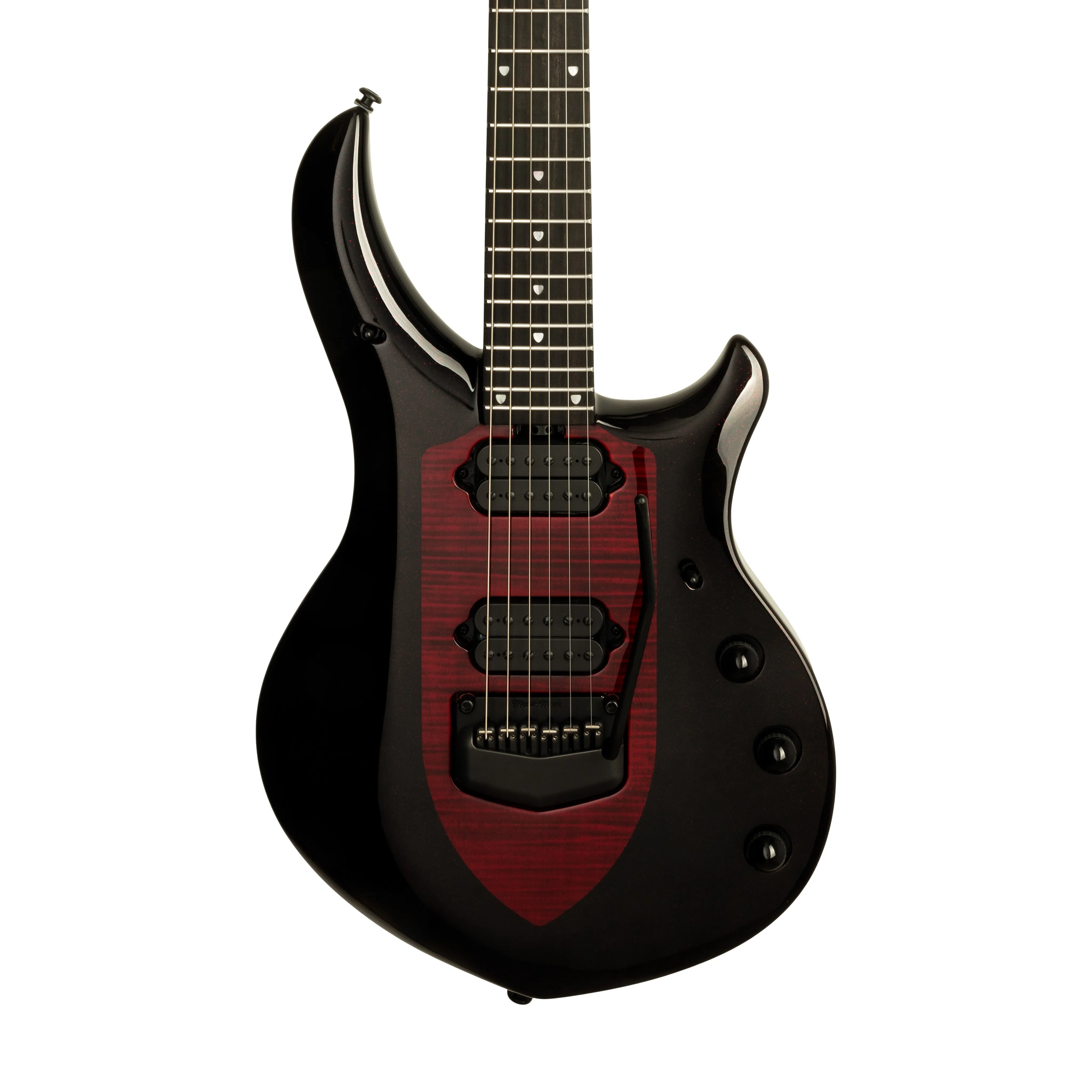 Ernie Ball Music Man John Petrucci Majesty 6 Electric Guitar, Ebony FB, Sanguine Red