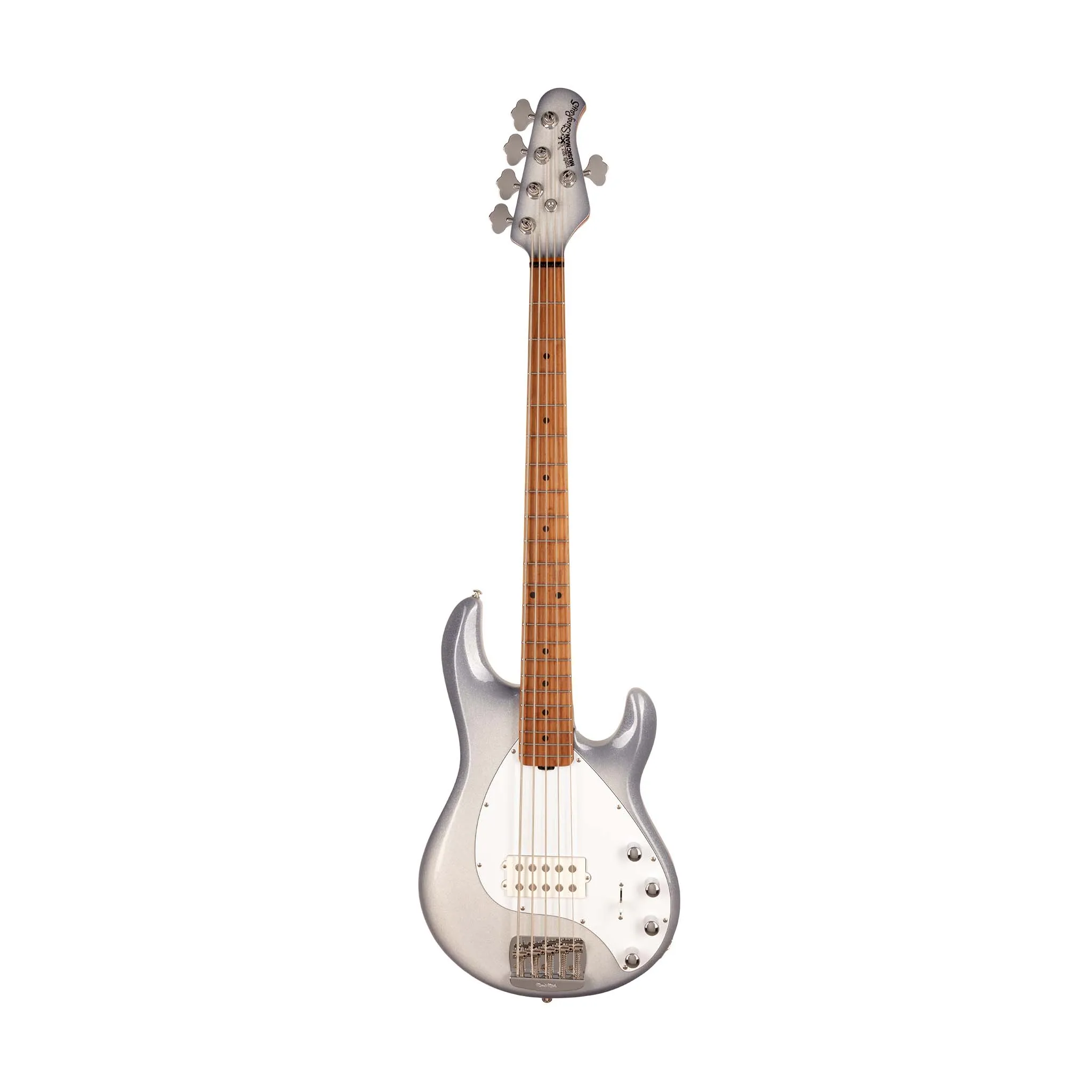 Ernie Ball Music Man StingRay Special 5 Bass Guitar, Maple FB, Snowy Night