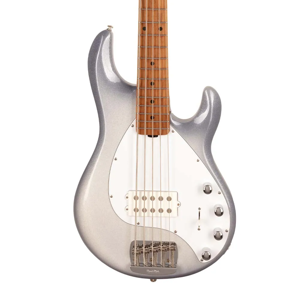 Ernie Ball Music Man StingRay Special 5 Bass Guitar, Maple FB, Snowy Night