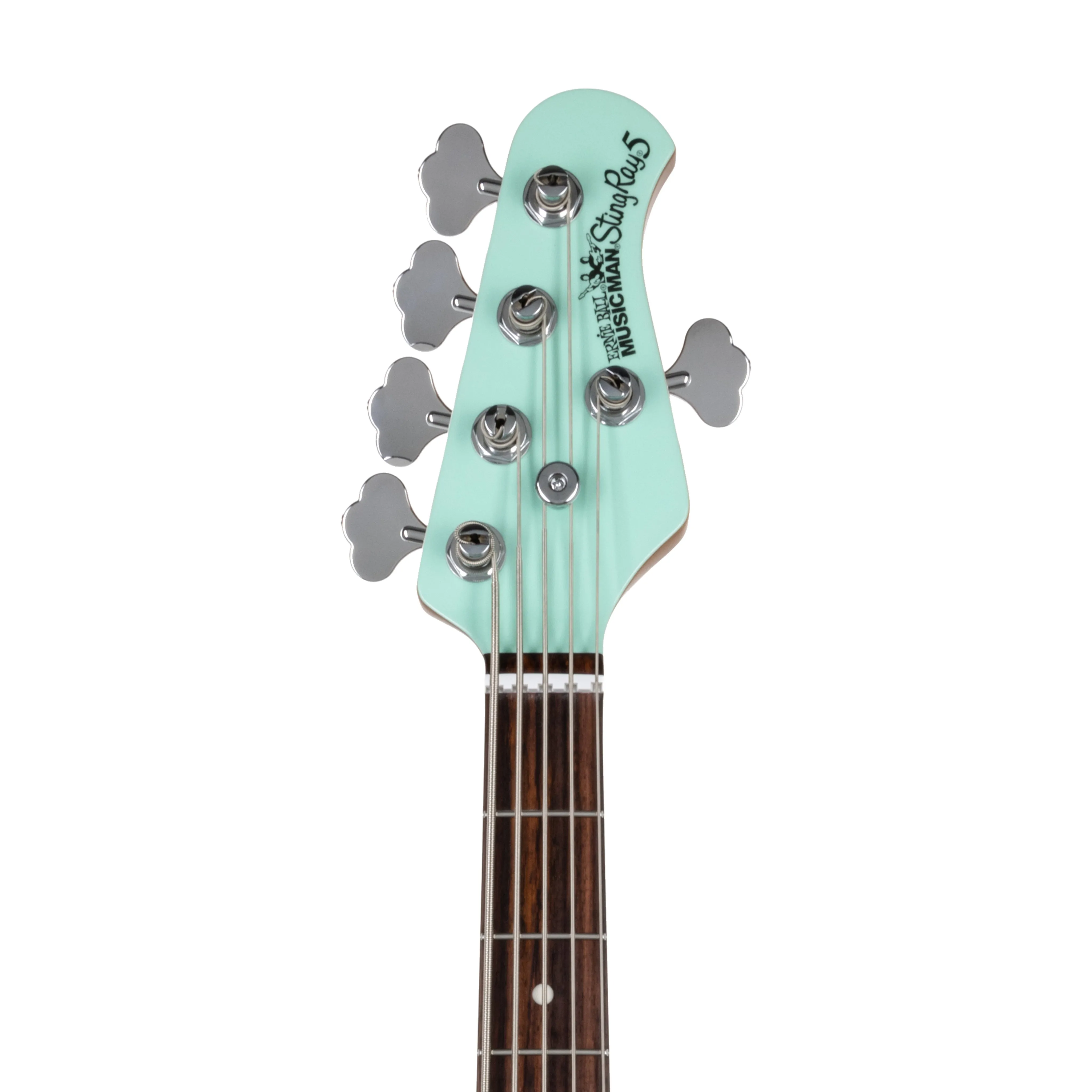 Ernie Ball Music Man StingRay Special 5 H Bass Guitar, RW FB, Laguna Green