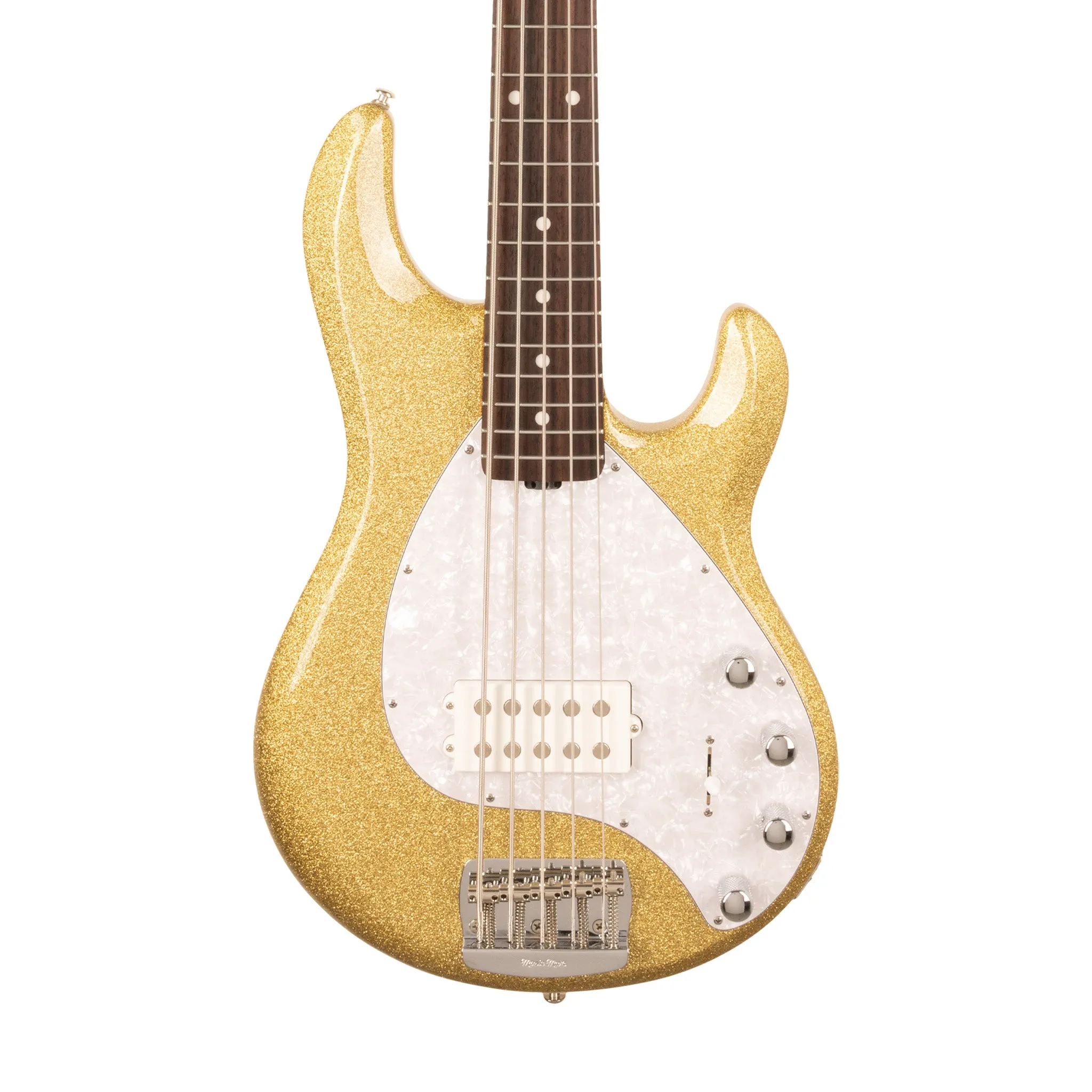 Ernie Ball Music Man StingRay Special 5-String Bass Guitar w/Select Hardwood Body, Genius Gold