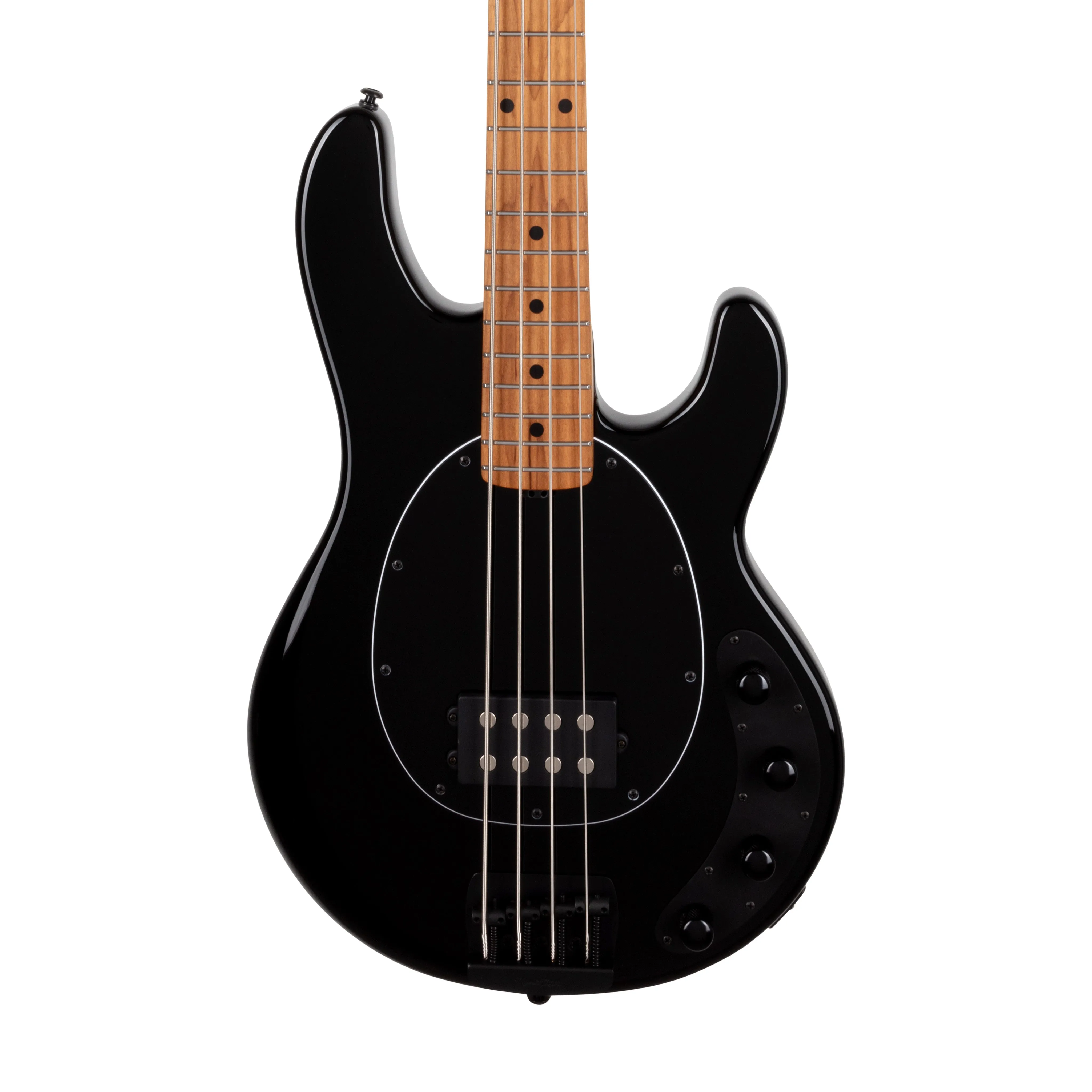 Ernie Ball Music Man StingRay Special Bass Guitar, Maple FB, Black