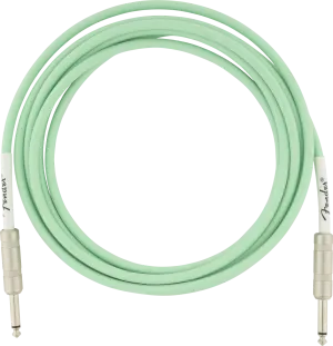 Fender Original Series 10' Instrument Cable, Seafoam Green