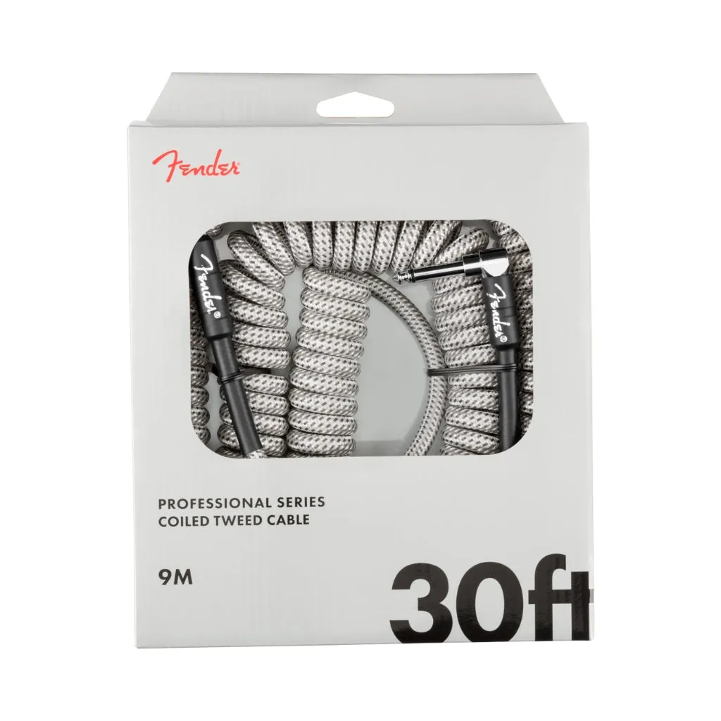 Fender Professional Coil Cable - 30ft - White Tweed