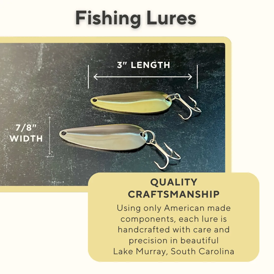 Fishing Gift for Him - Engraved Lure Hook - Christmas Gift Idea - Boyfriend Birthday - Custom Bass Flag