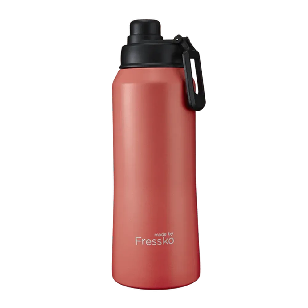 Fressko "Core" 1L Insulated Stainless Steel Drink Bottle with Sports Lid