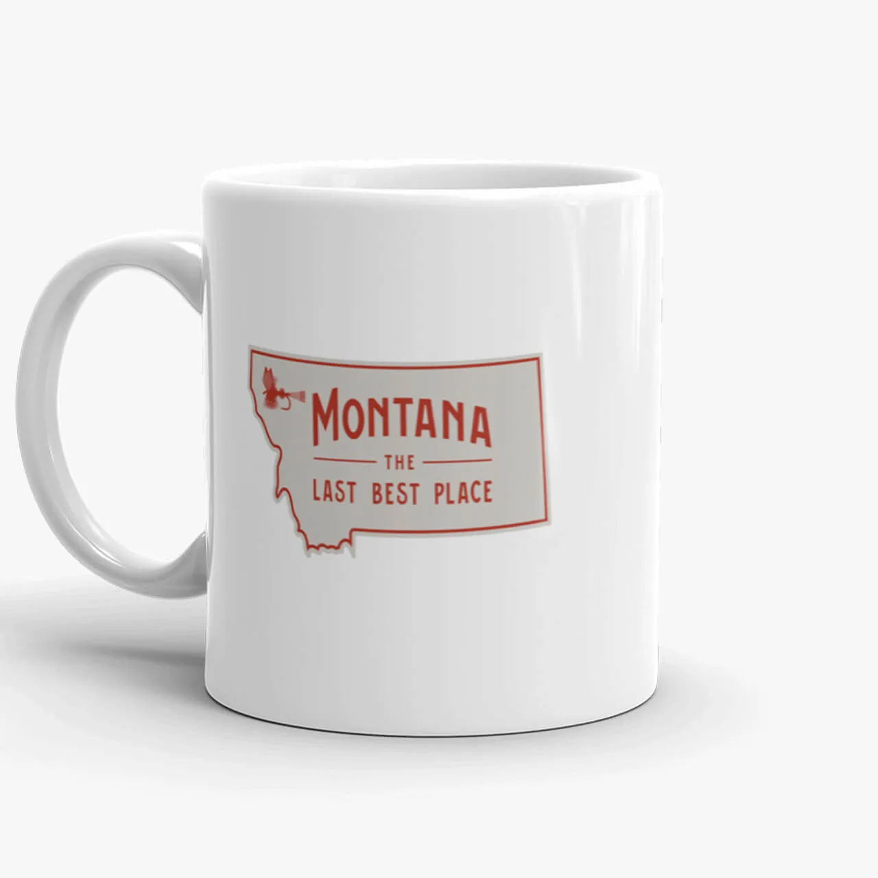 Gallatin River Gone Fishing, coffee mug