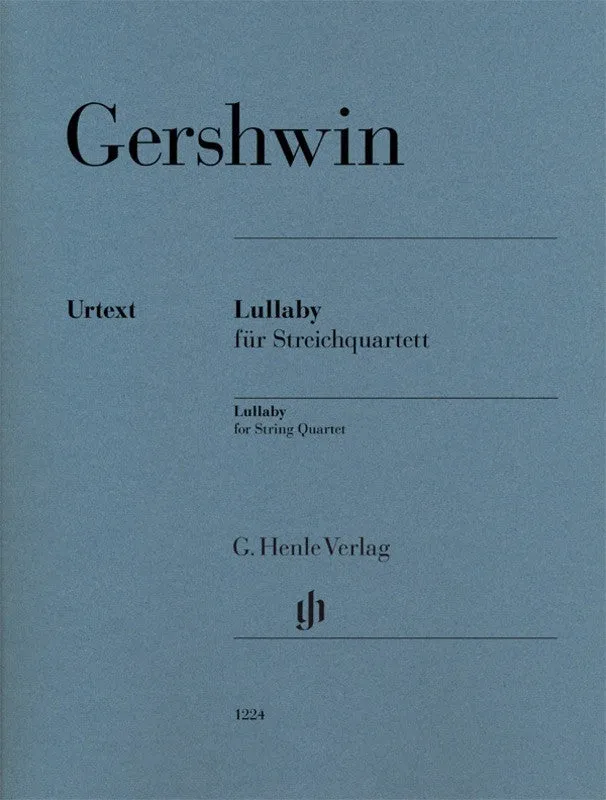 Gershwin: Lullaby for String Quartet - Set of Parts