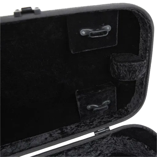 GEWA Bio-S Oblong Violin Case with Sheet Music Pocket 4/4 Black/Grey