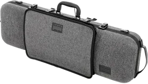 GEWA Bio-S Oblong Violin Case with Sheet Music Pocket 4/4 Black/Grey