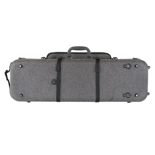 GEWA Bio-S Oblong Violin Case with Sheet Music Pocket 4/4 Black/Grey
