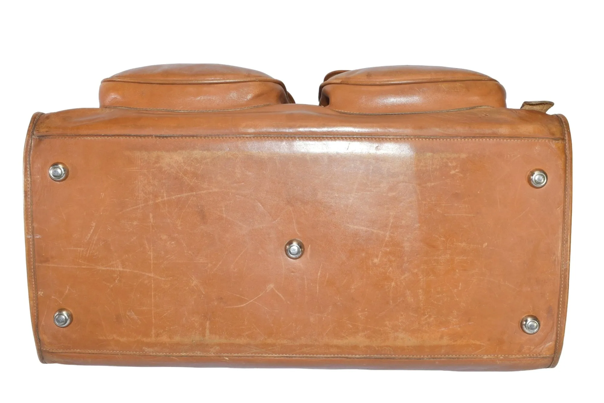 Ghurka Marley Hodgson 1991 Express No. 2 Tan Saddle Leather Duffle Bag