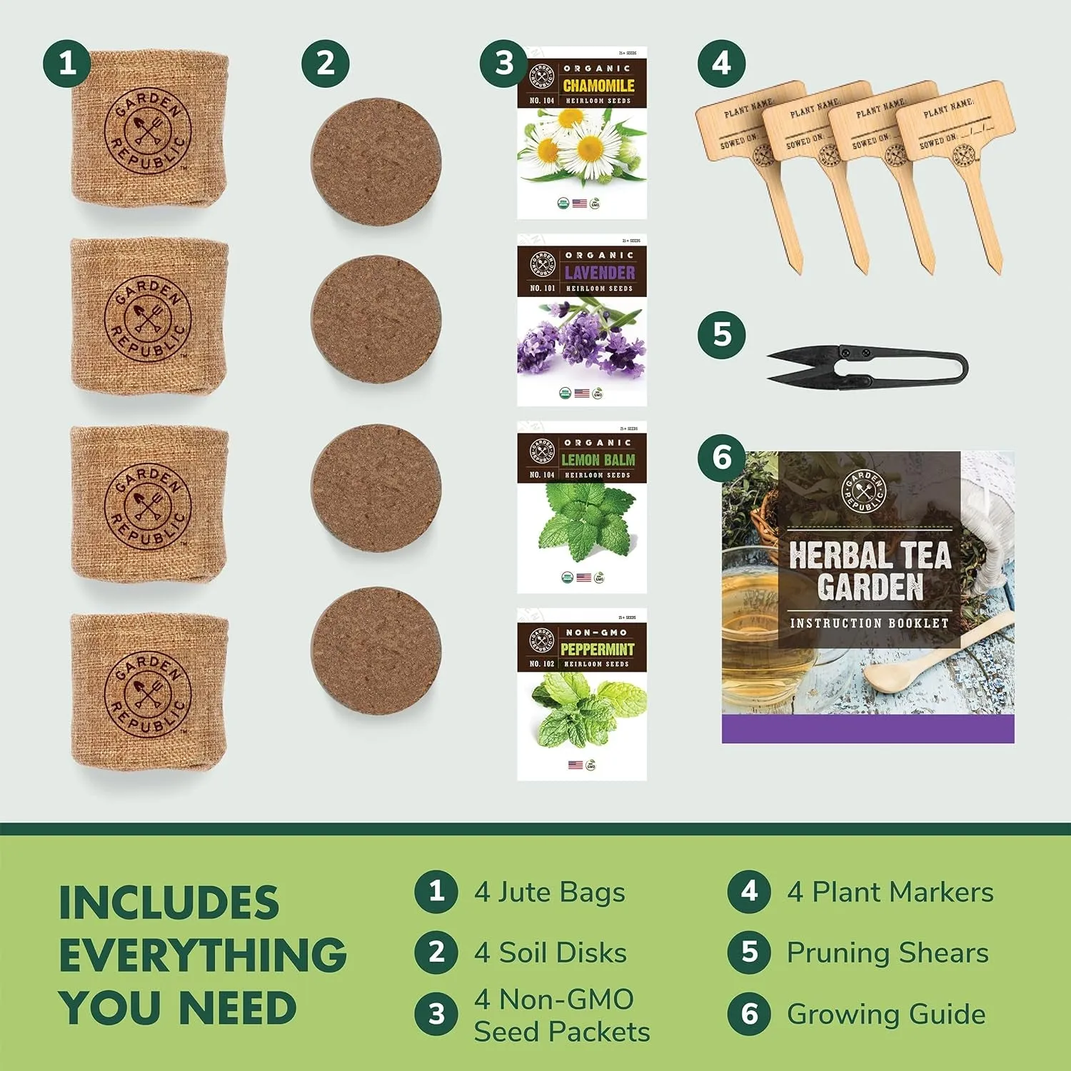Green Thumb Goddess Kit - Grow Your Own Medicine Garden Indoors, Includes Everything But the Gardener's Green Thumb!
