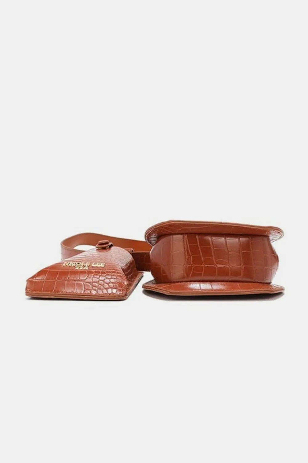 ❤️GYPSY-Nicole Lee USA-2-Piece Texture Belt Bag