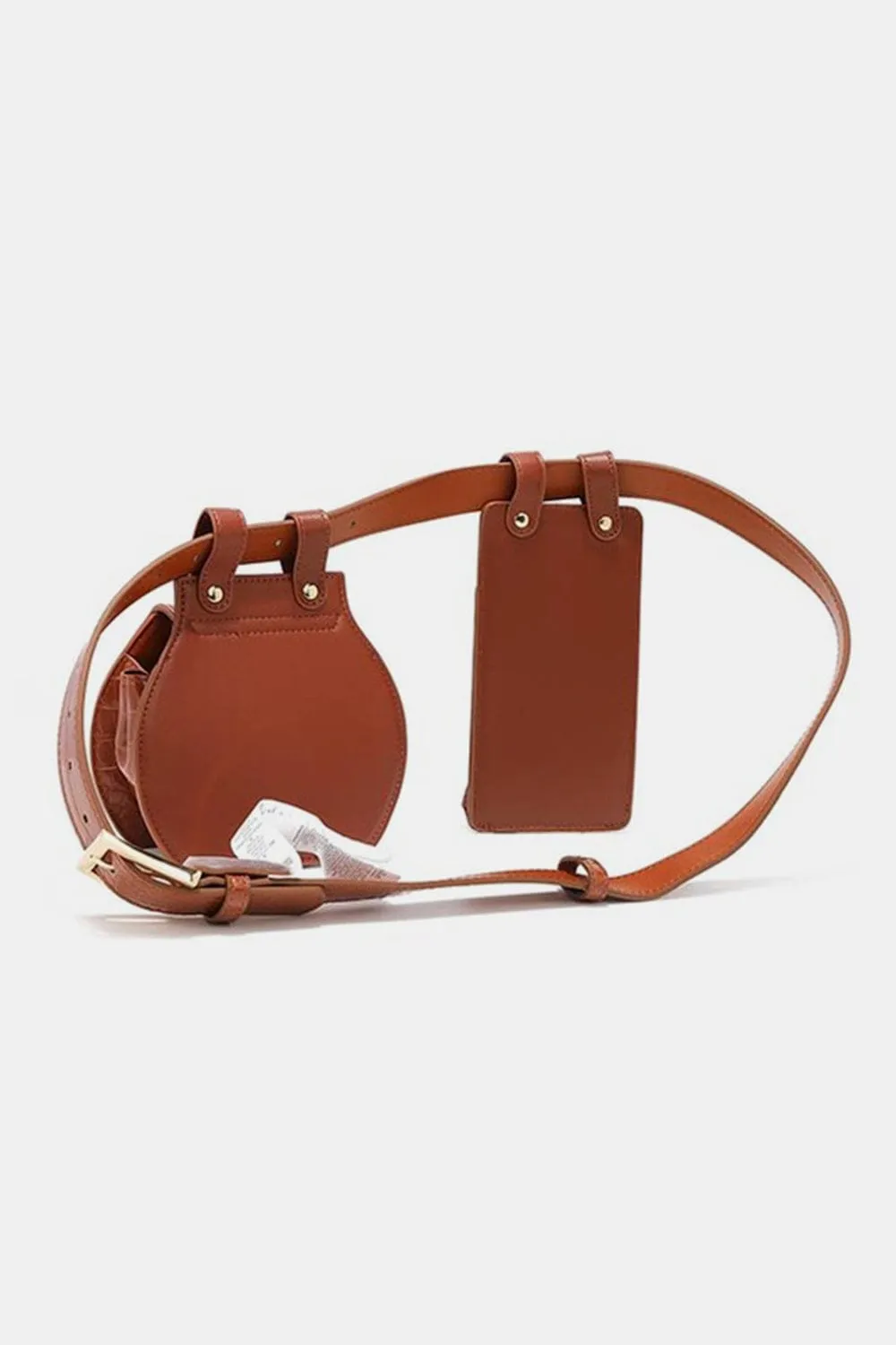 ❤️GYPSY-Nicole Lee USA-2-Piece Texture Belt Bag