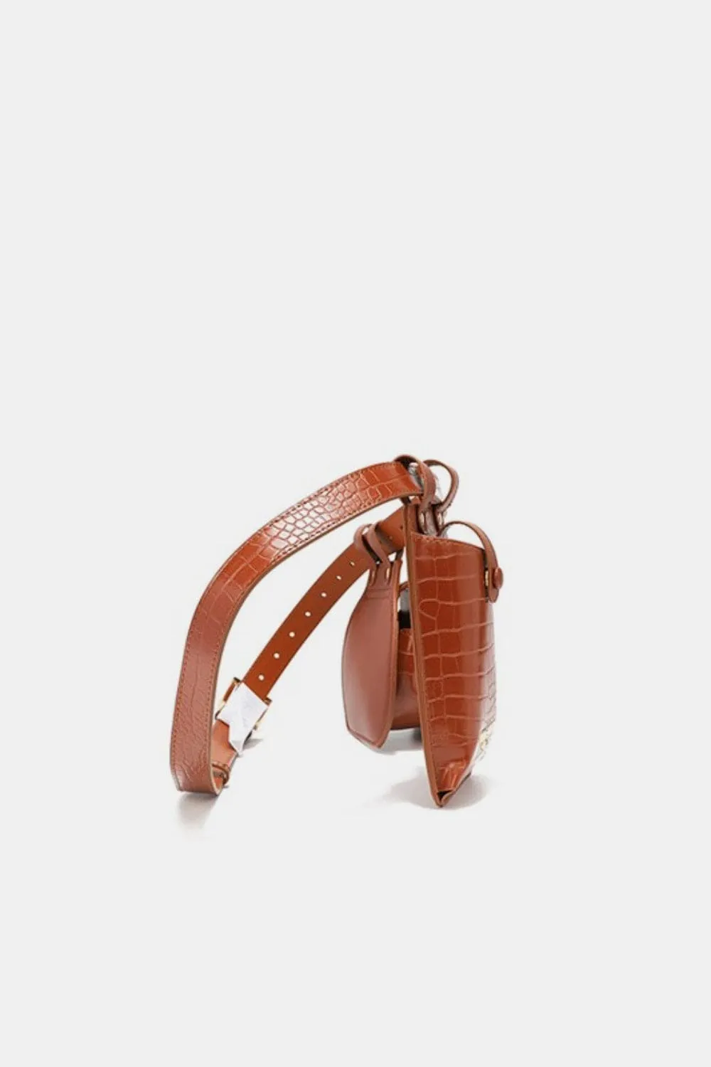❤️GYPSY-Nicole Lee USA-2-Piece Texture Belt Bag