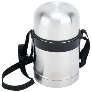 Hot Lunch 17 oz Insulated Food Storage Coffee Soup Cup Container Thermos Strap