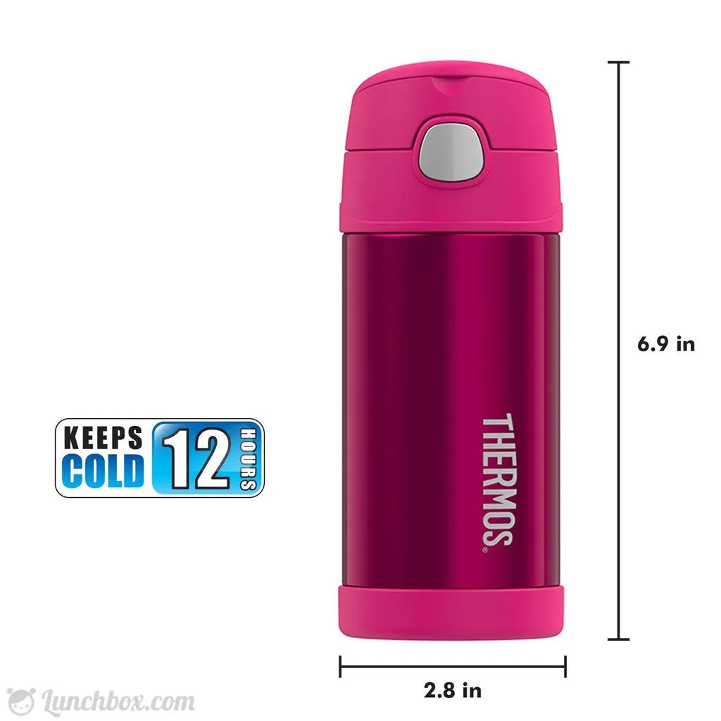 Kids Drink Thermos Bottle - Pink