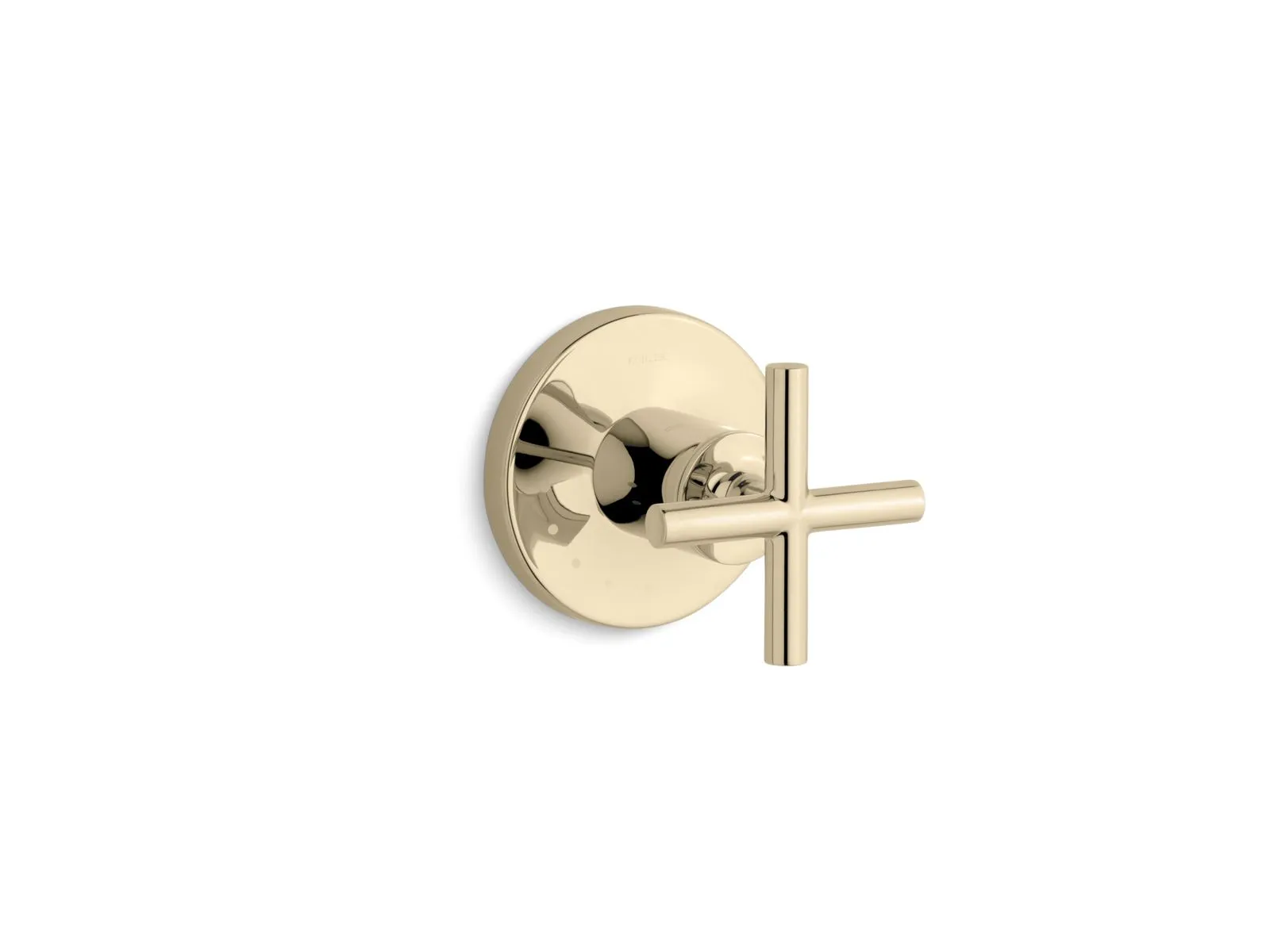 KOHLER K-T14490-3 Purist MasterShower volume control valve trim with cross handle