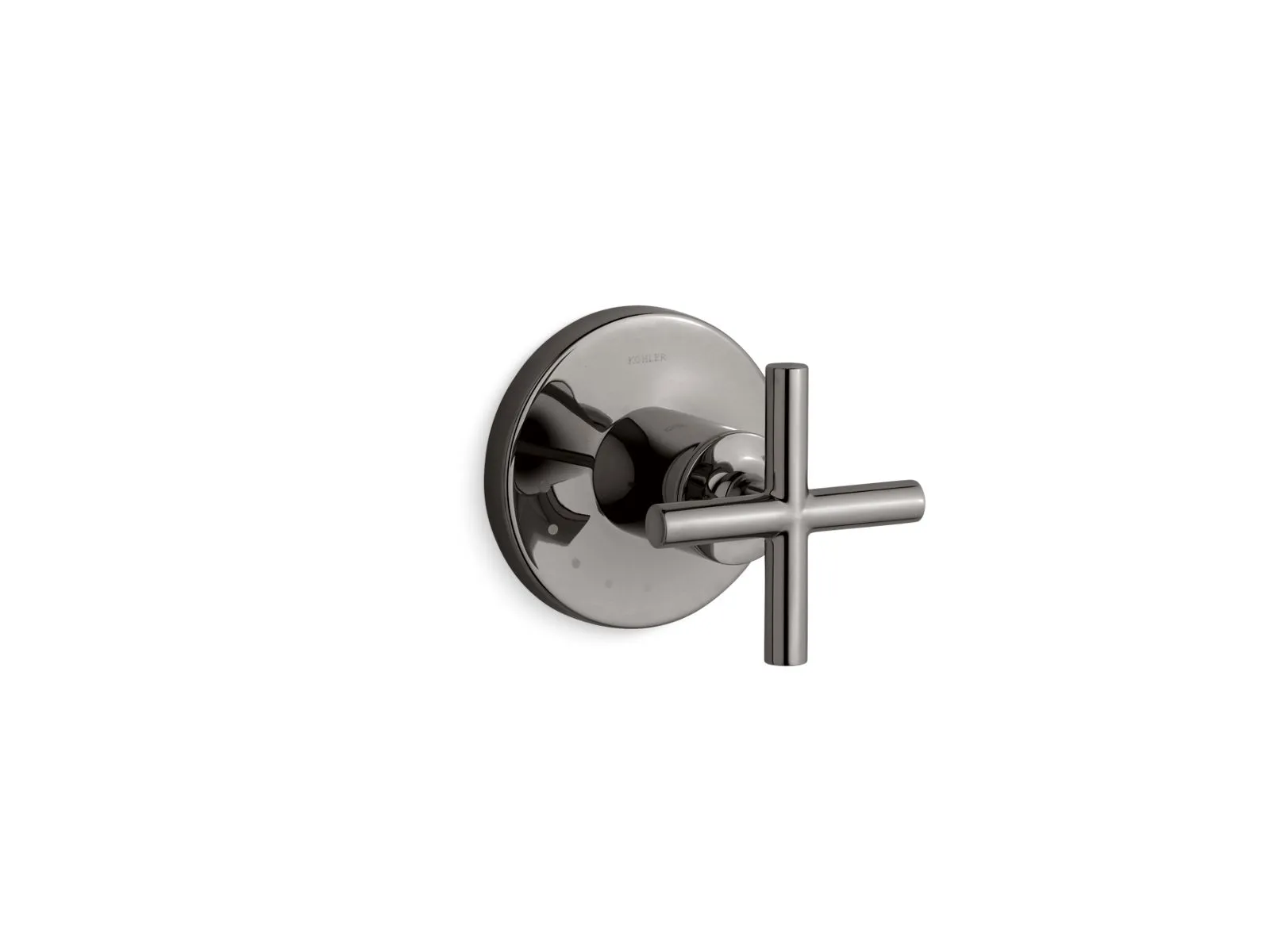 KOHLER K-T14490-3 Purist MasterShower volume control valve trim with cross handle