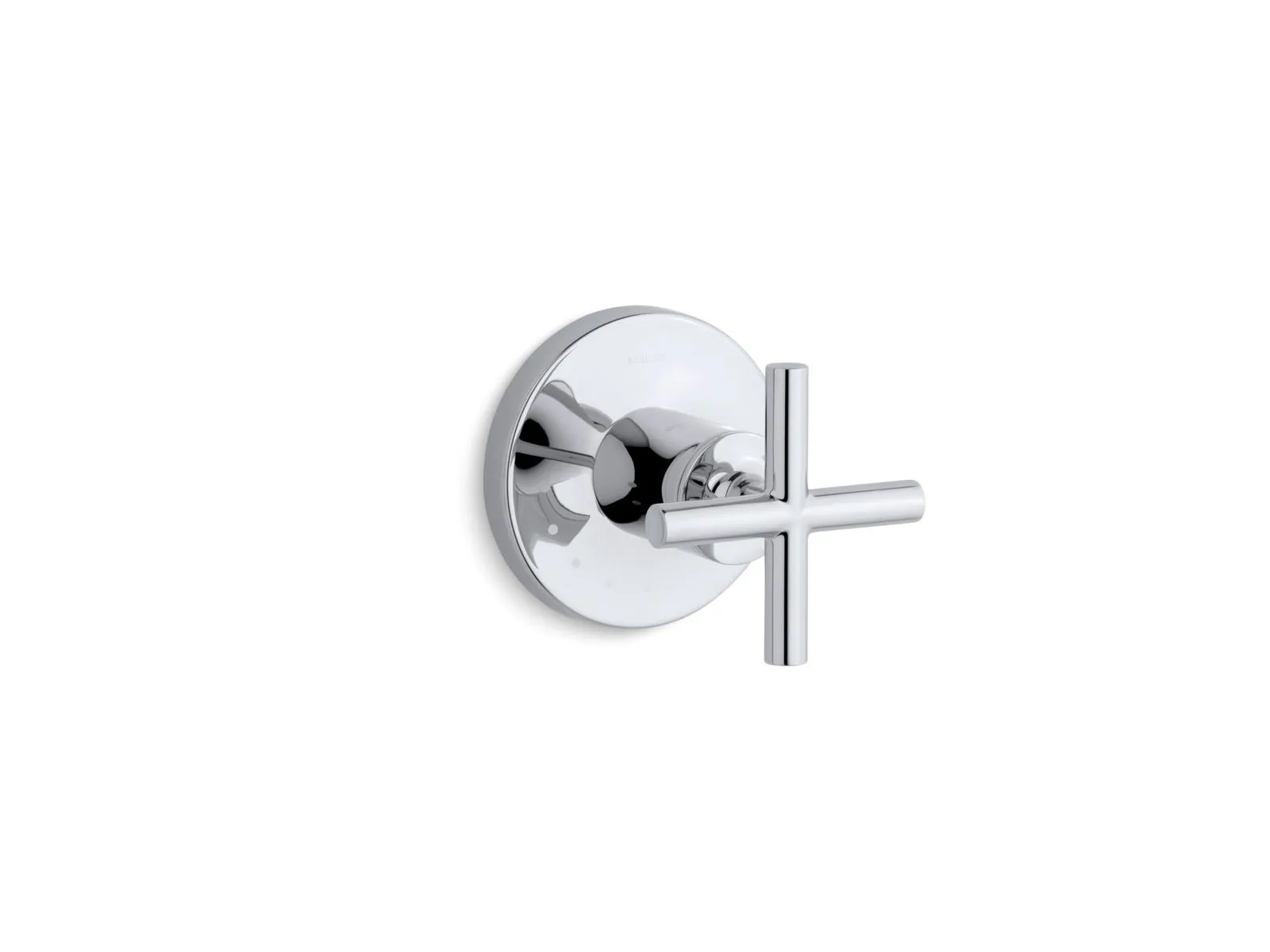 KOHLER K-T14490-3 Purist MasterShower volume control valve trim with cross handle