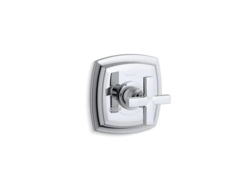KOHLER K-T16239-3 Margaux Valve trim with cross handle for thermostatic valve, requires valve