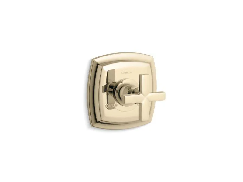 KOHLER K-T16239-3 Margaux Valve trim with cross handle for thermostatic valve, requires valve