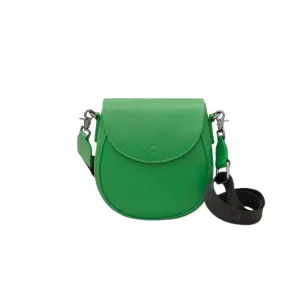 Leather Cross Body Bag  - Green