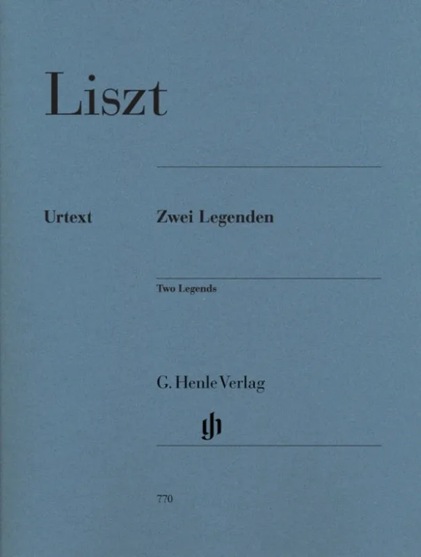 Liszt: Two Legends Piano Solo