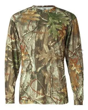 Long Sleeve Camo Performance Tee w/ BSS® Seal