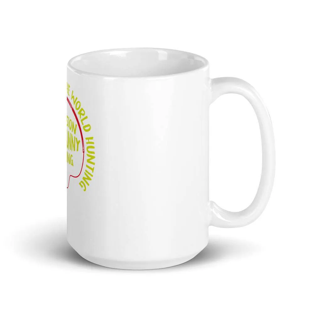 Mark safe from the world hunting collusion hoax funny fishing Mug