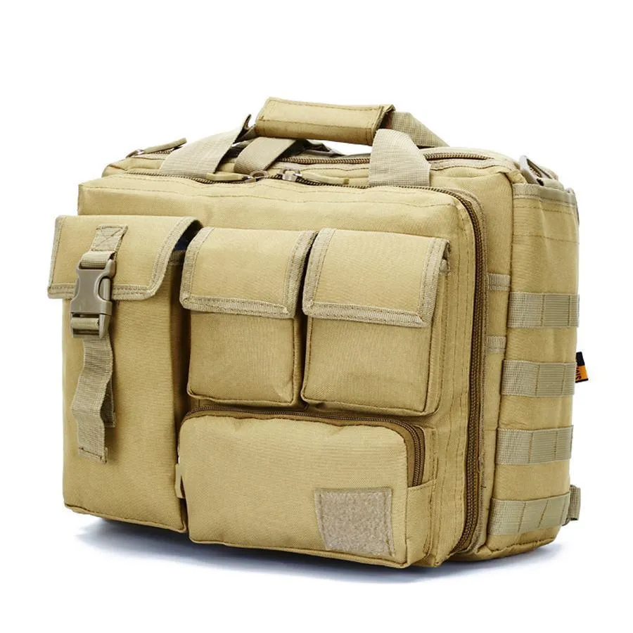 Molle Laptop Messenger Bag Outdoor Briefcase 15.6 inch