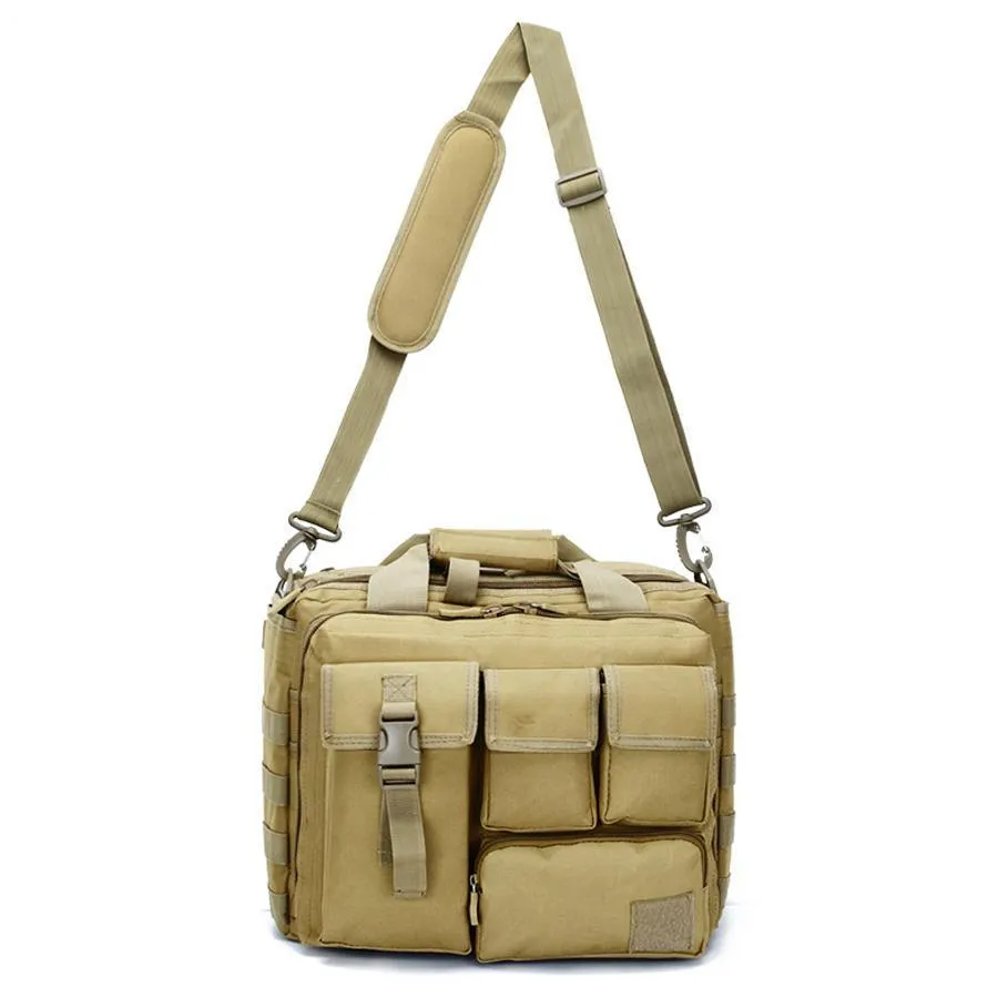 Molle Laptop Messenger Bag Outdoor Briefcase 15.6 inch
