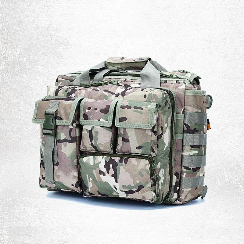 Molle Laptop Messenger Bag Outdoor Briefcase 15.6 inch