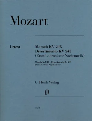Mozart: March K 248 & Divertimento K 247 - Set of Parts