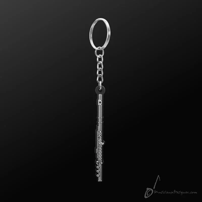 Music Key Ring - Flute