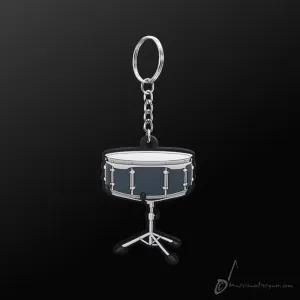 Music Key Ring - Snare Drum