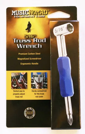 Music Nomad Premium 5/16" Truss Rod Wrench with Magnetized Screwdriver