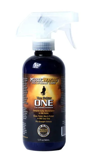 Music Nomad The Guitar One 12oz. Tech Size - All in 1 Cleaner, Polish & Wax