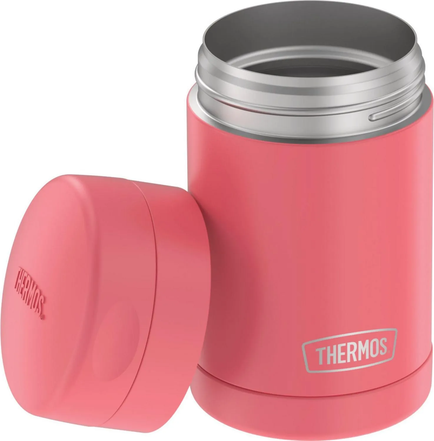 New Thermos 16 Oz Vacuum Insulated Food Jar with Folding Spoon, Pink