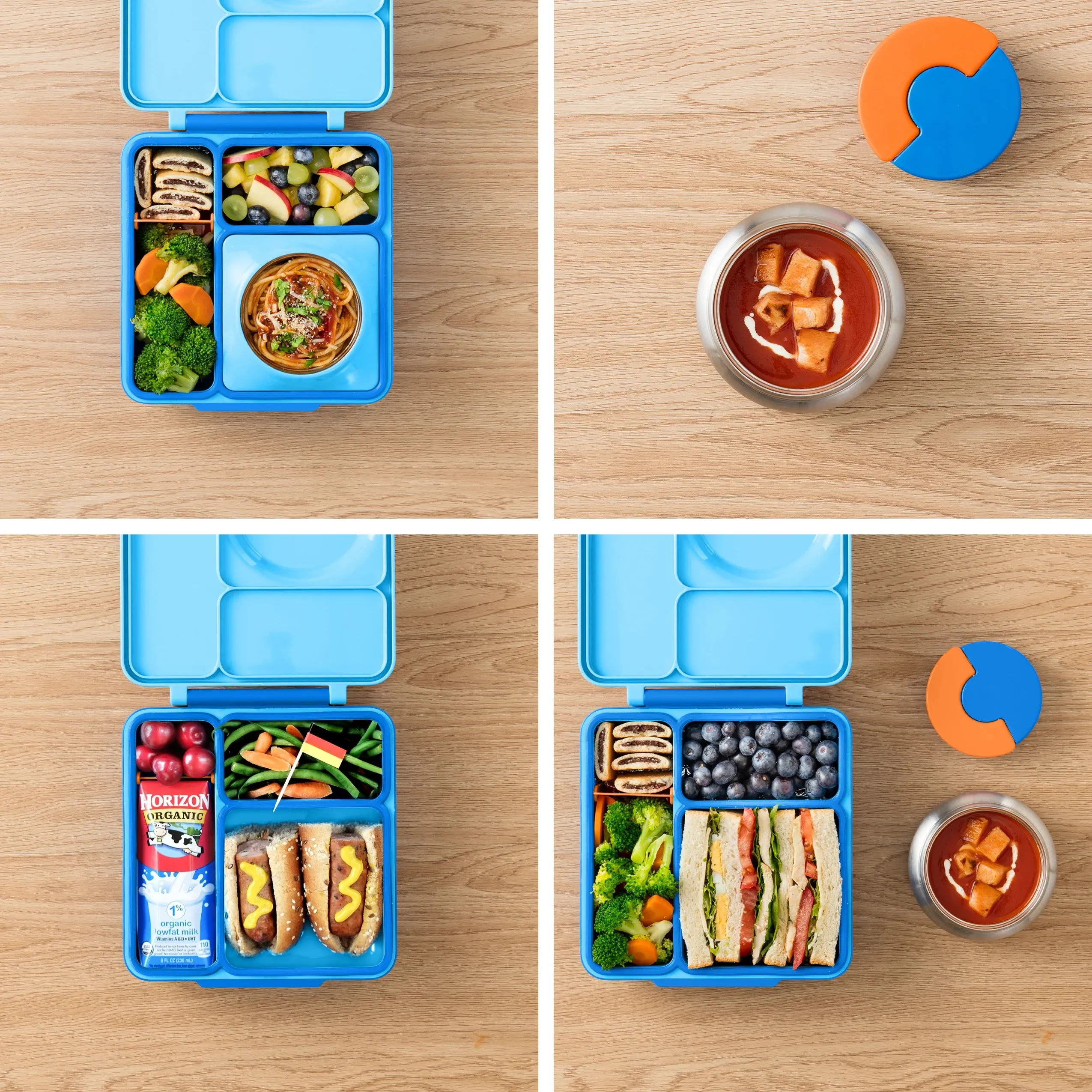 OmieBox - Bento Box - Blue Sky