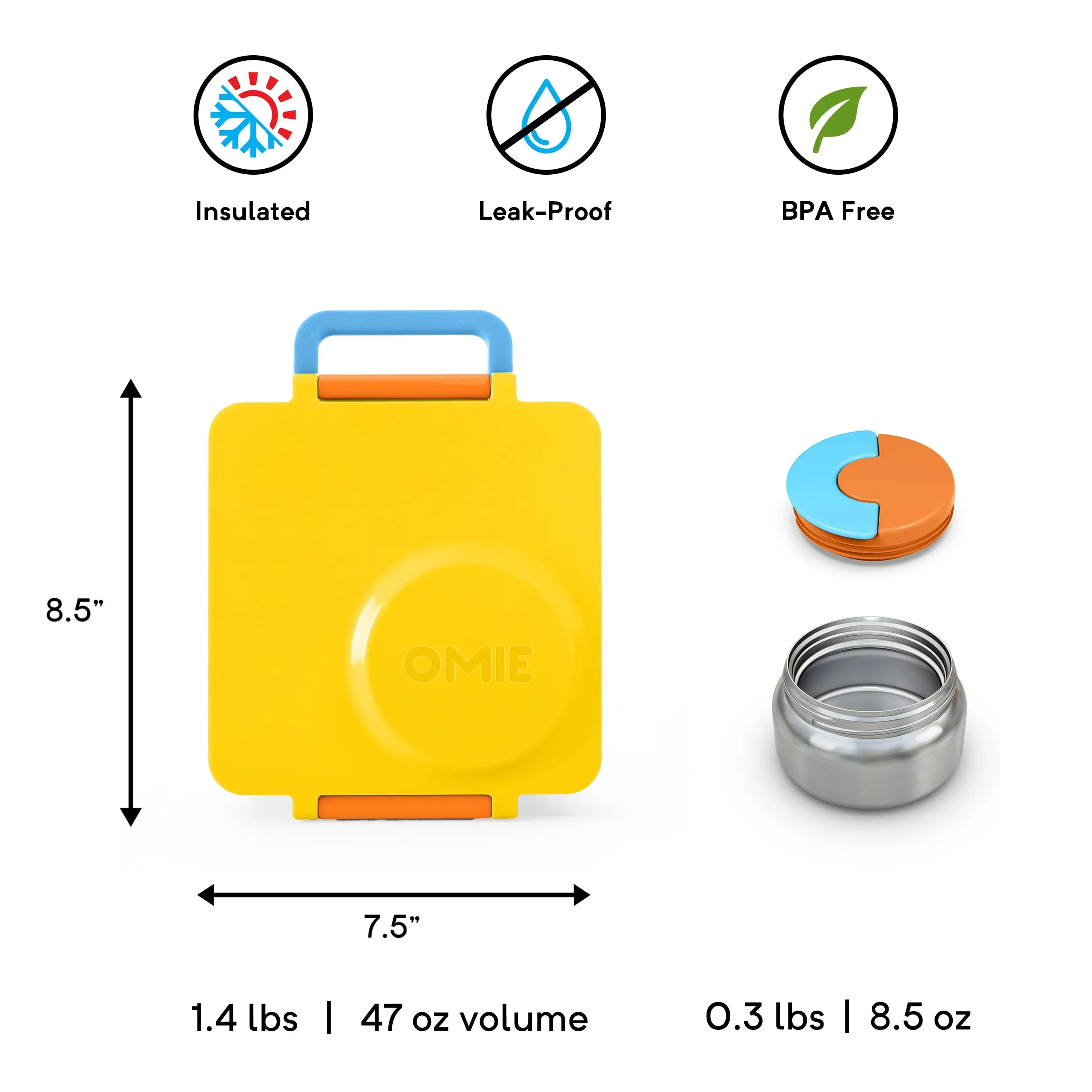 OmieBox - Bento Box - Sunshine