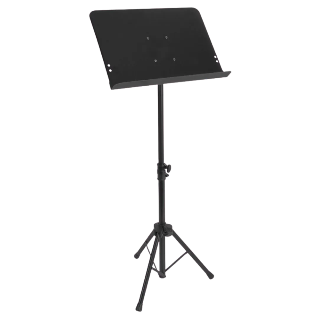 Orchestral Music Stand Black - Solid