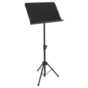 Orchestral Music Stand Black - Solid