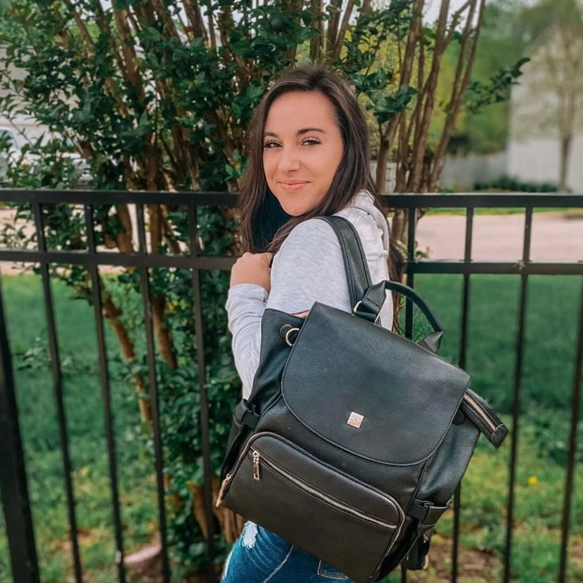 Outlet Bailey Vegan Leather Backpack