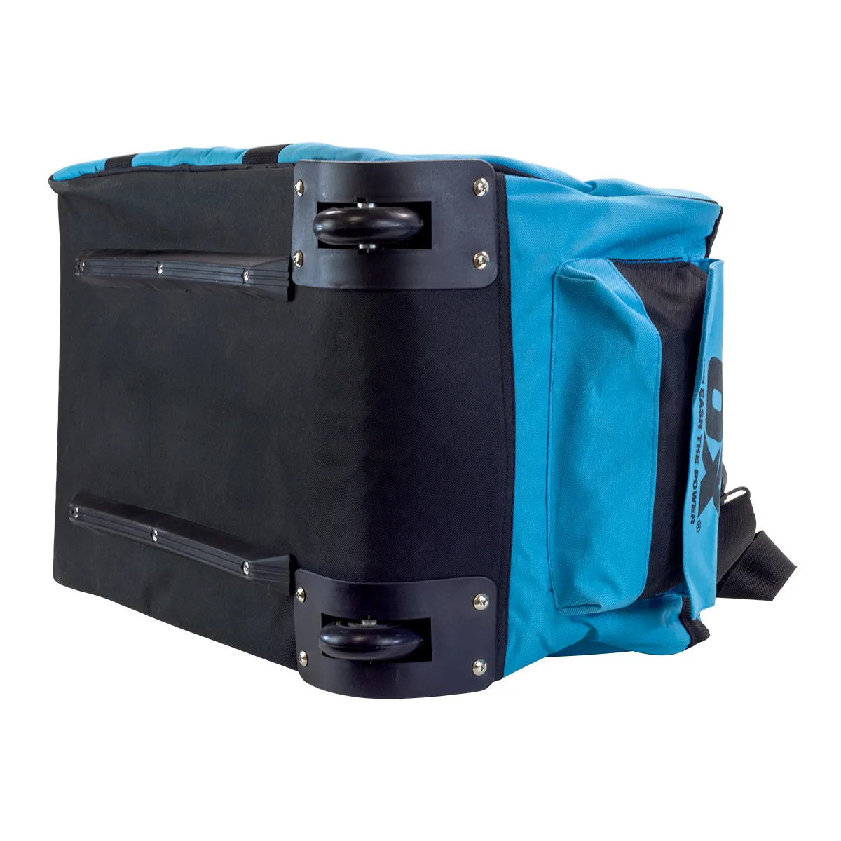 OX TOOLS Pro Series 24-Inch Wide Mouth Tuff Tool Bag with Built-In Wheels | Shoulder Strap & Heavy-Duty Zipper