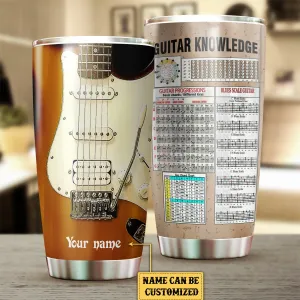 Personalized Guitar Knowledge Tumbler