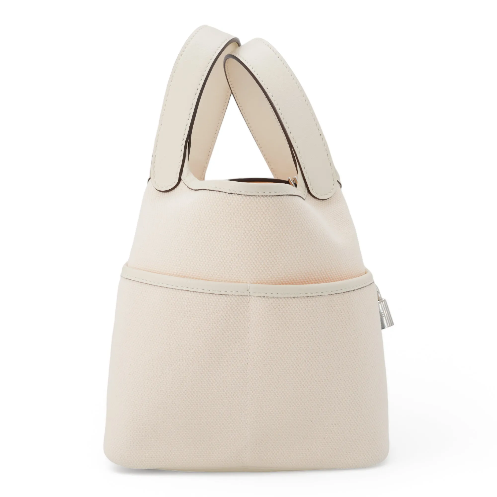 Picotin Cargo 18 Nata Swift and Toile Canvas Palladium Hardware
