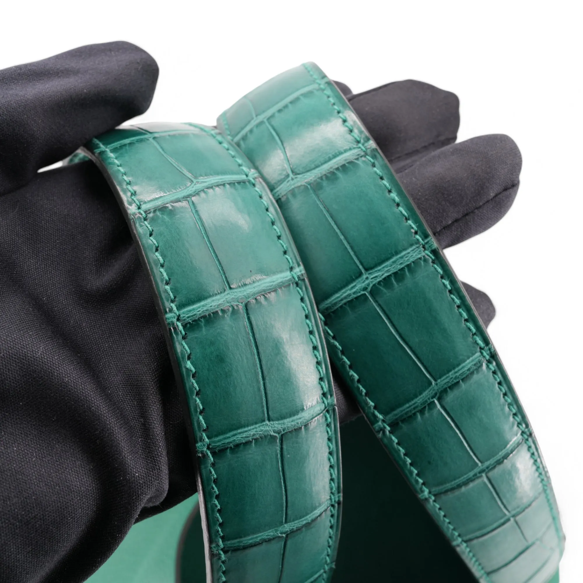 Picotin Lock Touch 22 MM Matte Alligator Clemence Vert Vertigo